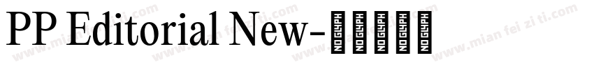 PP Editorial New字体转换